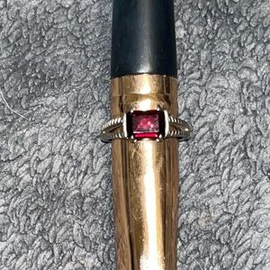 January birthstone ring.